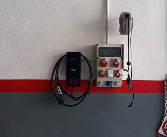 Instalación de punto de recarga para vehículo eléctrico en malaga